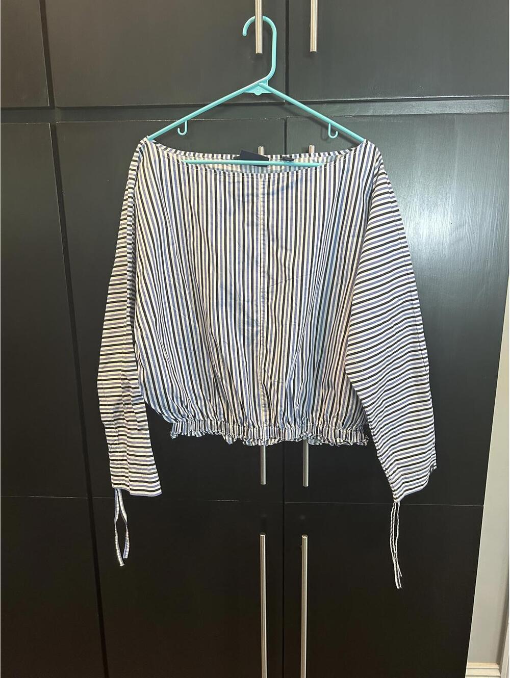Stylish Striped Scotch & Soda Off-Shoulder Top